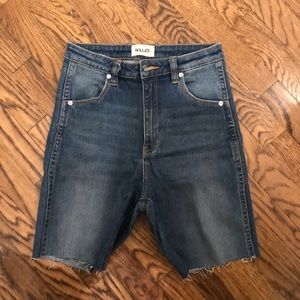 Rollas high rise diy shorts